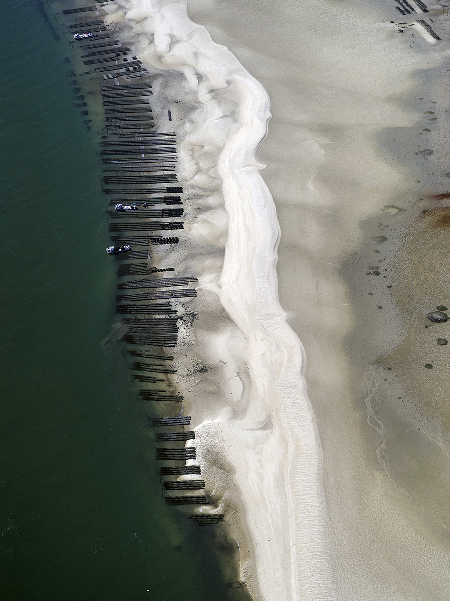 photo aerienne du bassin d’arcachon de stephane scotto