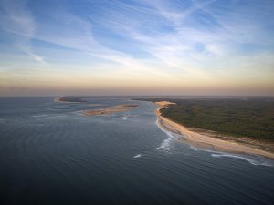 photo aerienne du bassin d’arcachon de stephane scotto