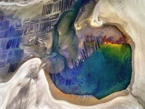 une autre planète photo aérienne du banc d'arguin de Stéphane Scotto