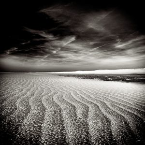 Photographie noir et banc du banc d'Arguin et de la dune du Pilat par le photographe du Bassin d'Arcachon Stéphane Scotto