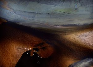 photo aérienne du delta de la Leyre Bassin d'Arcachon