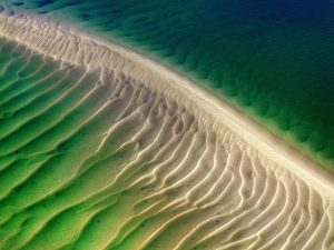 Photo aérienne du Bassin d'Arcachon par le photographe Stéphane Scotto