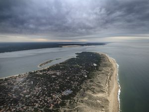 photo aerienne du bassin d’arcachon de stephane scotto