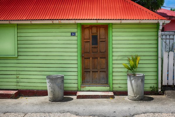 Le centre de Gustavia a su conserver un style créole -Saint-Barthélémy.