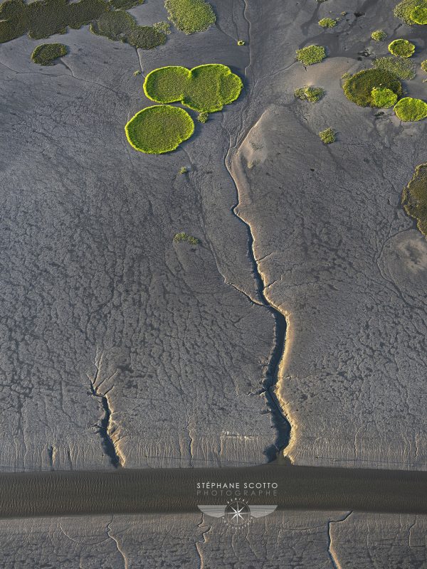 photo aérienne du Bassin d'Arcachon par le photographe Stéphane Scotto
