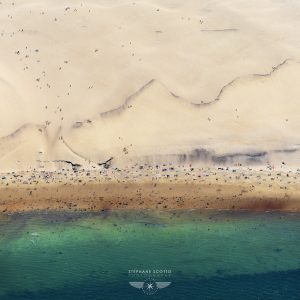 Photo aérienne de la Dune du Pilat par Stéphane Scotto photographe