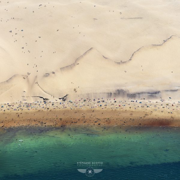 Photo aérienne de la Dune du Pilat par Stéphane Scotto photographe