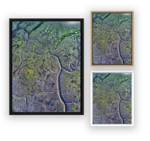 photo aérienne du Bassin d'Arcachon par Stéphane Scotto photographe