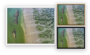 photo aérienne du Bassin d'Arcachon par Stéphane Scotto photographe