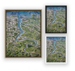 photo aérienne du Bassin d'Arcachon par Stéphane Scotto photographe