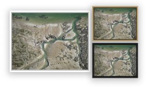 photo aérienne du Bassin d'Arcachon par Stéphane Scotto photographe