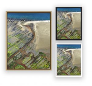 photo aérienne du Bassin d'Arcachon par Stéphane Scotto photographe