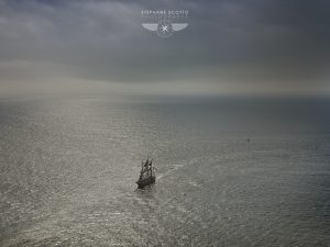 le trois mats le belem dans le Bassin d'Arcachon