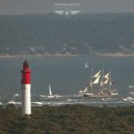 Le trois mats Belem en visite dans le Bassin d'Arcachon