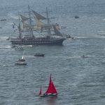 Le trois mats Belem en visite dans le Bassin d'Arcachon