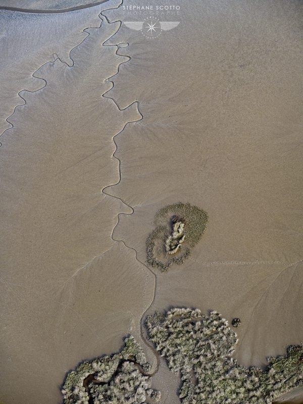 Photo aérienne du Bassin d'Arcachon par le photographe Stéphane Scotto