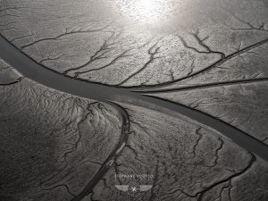 Photographie aérienne du Bassin d'Arcachon par l'artiste photographe Stéphane Scotto
