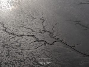 Photographie aérienne du Bassin d'Arcachon par l'artiste photographe Stéphane Scotto
