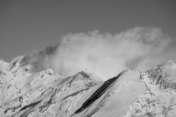 Paysage des hautes pyrénées, au niveau de Cauterets et du parc Naturel