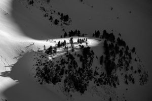 Paysage des hautes pyrénées, au niveau de Cauterets et du parc Naturel