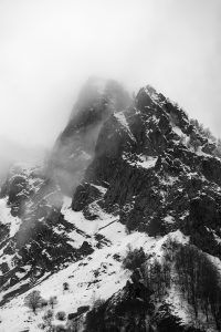 Paysage des hautes pyrénées, au niveau de Cauterets et du parc Naturel