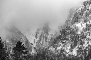 Paysage des hautes pyrénées, au niveau de Cauterets et du parc Naturel