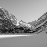 Lac de Gaube, pont d'Espagne. Paysage des hautes pyrénées, au niveau de Cauterets et du parc Naturel
