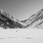 Lac de Gaube, pont d'Espagne. Paysage des hautes pyrénées, au niveau de Cauterets et du parc Naturel