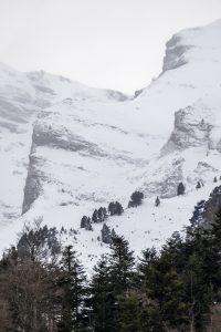 Paysage des hautes pyrénées, au niveau de Piau Engaly