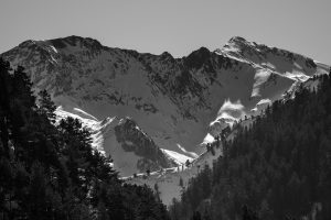 Paysage des hautes pyrénées, au niveau de Saint Lary