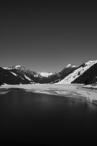 Paysage des hautes pyrénées, au niveau de Saint Lary, la de Loul