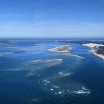 Vue aérienne du Bassin d'Arcachon