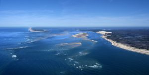 Vue aérienne du Bassin d'Arcachon