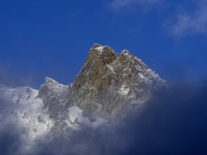 Prise de vue des montagnes de Cauterets dans les Hautes Pyrénées