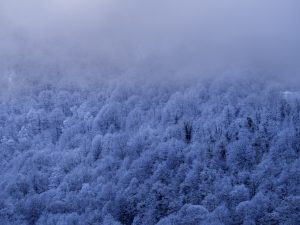 Prise de vue des montagnes de Cauterets dans les Hautes Pyrénées