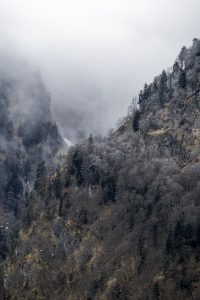 Prise de vue des montagnes de Cauterets dans les Hautes Pyrénées