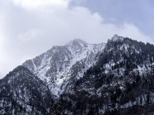 Prise de vue des montagnes de Cauterets dans les Hautes Pyrénées