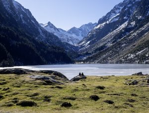 Prise de vue des montagnes de Cauterets dans les Hautes Pyrénées