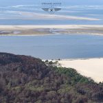 photo aérienne de la foret de la Teste de Buch après les incendies