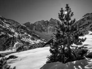 Prise de vue des montagnes de Cauterets dans les Hautes Pyrénées