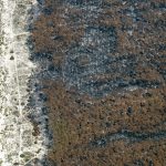 photo aérienne des incendies de la forêt de la Teste de Buch