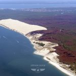 photo aérienne des incendies de la forêt de la Teste de Buch