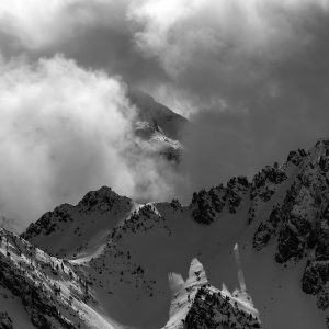 prise de vue des hautes Pyrénées réalisée depuis les crêtes de Cauterets